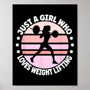 Weight Lifting Apparel Bodybuilding Fitness Gym Fo Poster