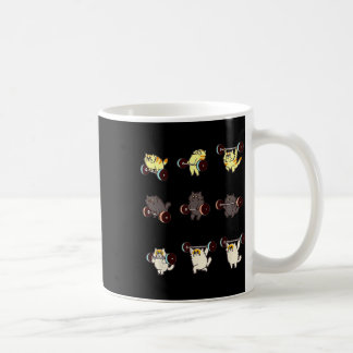 Weight Lifting Cat Funny Gym Gift Tee Coffee Mug