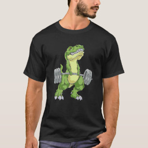 WEIGHT LIFTING Dinosaur Funny gift T Shirt