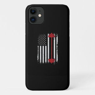 Weight Lifting Flat Gifts Workout, Gym Lover iPhone 11 Case