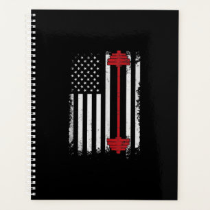 Weight Lifting Flat Gifts Workout, Gym Lover Planner