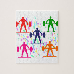 Weight Lifting Jigsaw Puzzle