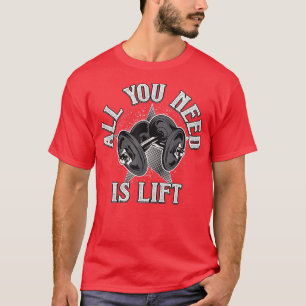 Weight Lifting Lift Weights  T-Shirt