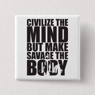"Weight Lifting" Motivational 15 Cm Square Badge