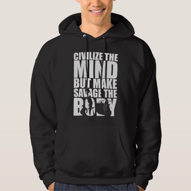 "Weight Lifting" Motivational Hoodie (Front)