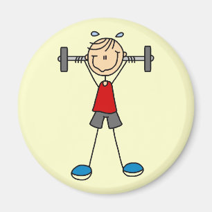 Weight Lifting Tshirts and Gifts Magnet