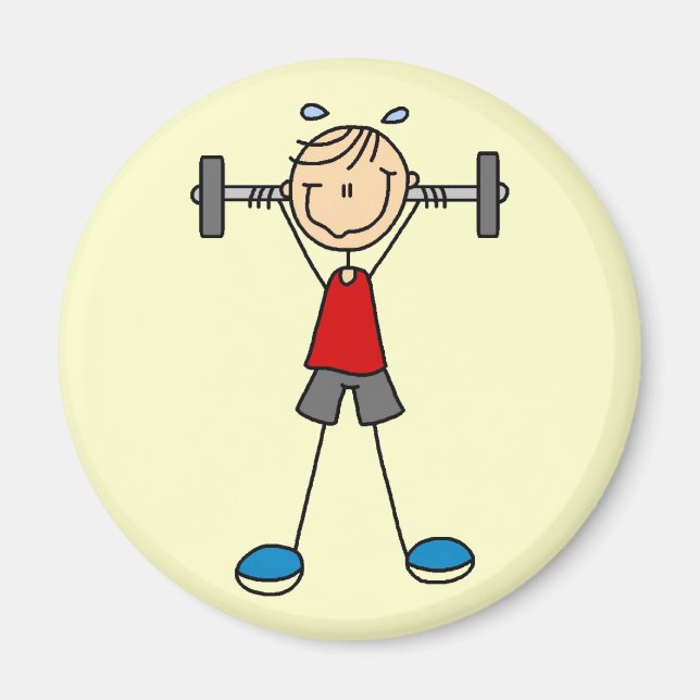 Weight Lifting Tshirts and Gifts Magnet (Front)