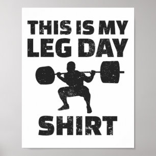 Weight Lifting Weightlifting Bodybuilding This Is Poster