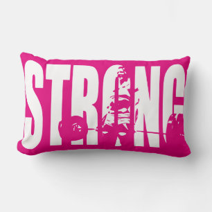 "Weight Lifting" Women's Motivation - STRONG Lumbar Cushion