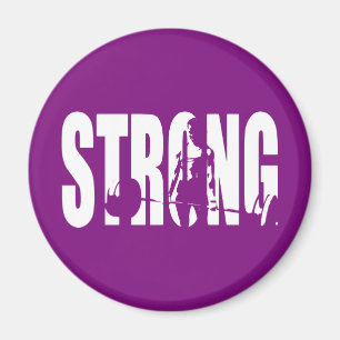 "Weight Lifting" Women's Motivation -  STRONG Magnet