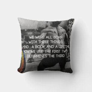 "Weight lifting" Workout Motivational Cushion