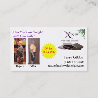 Weight Loss Biz Card
