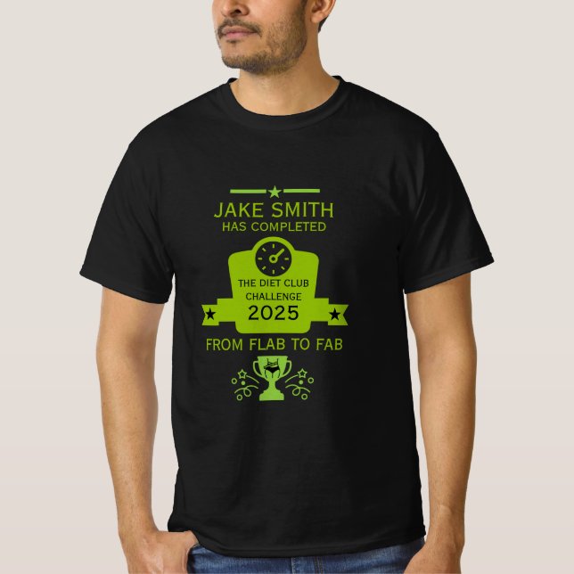Weight Loss Congratulation T-Shirt (Front)
