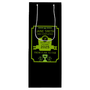 Weight Loss Congratulation Wine Gift Bag