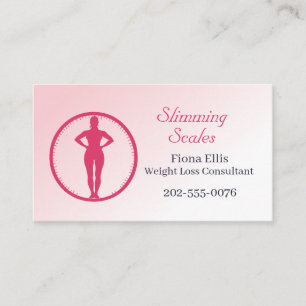 Weight Loss Consultant Slimming Business Card