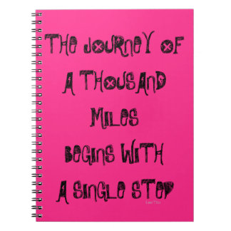 Weight Loss Journal, Pink & Black, Diet Motivation Notebook