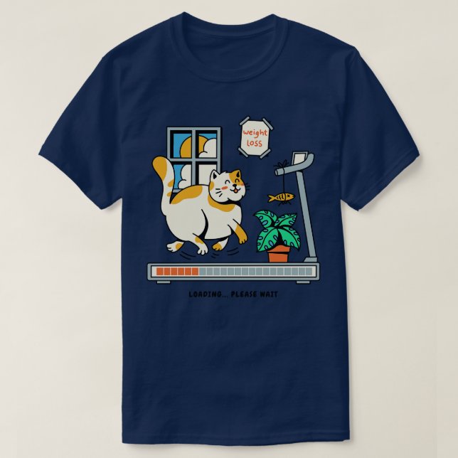 Weight Loss Loading T-Shirt (Design Front)