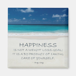 Weight Loss Motivational Magnet: Beach 16 Magnet