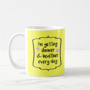 Weight Loss Success Celebration Motivation Quote Coffee Mug