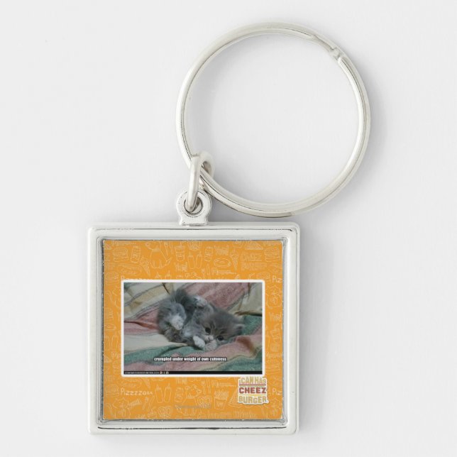 Weight of own cuteness key ring (Front)