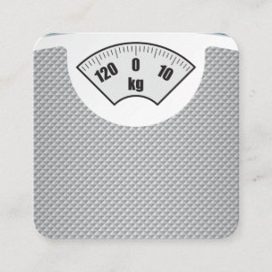 Weight Scale   Fitness Coach   Personal Trainer Appointment Card