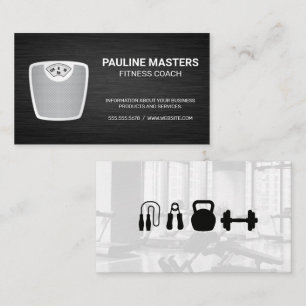 Weight Scale    Personal Trainer   Nutritionist Appointment Card