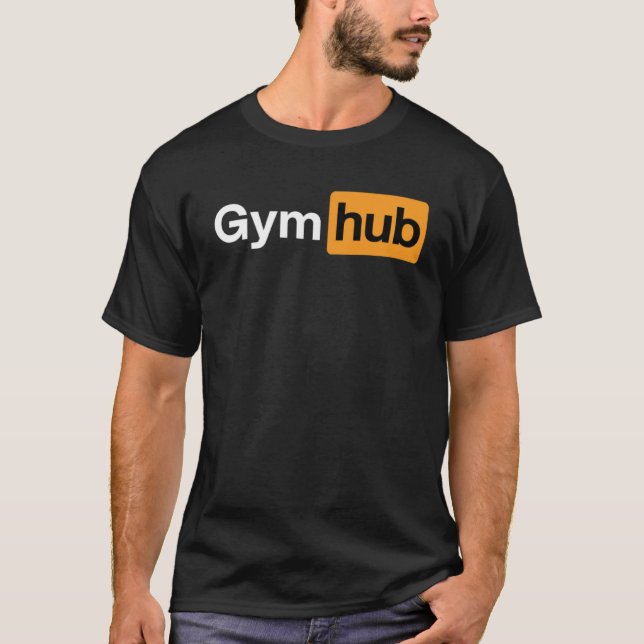 Weight Sports Gym Hub Gym Workout Fitness T-Shirt (Front)