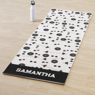 Weight Training Fitness Dumbbell Bodybuilding Name Yoga Mat