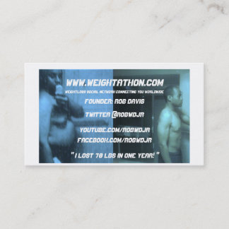 Weightathon Founder's Business Card