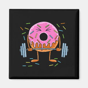 Weightlifing - Funny Fitness Workout Gym Donut Lov Magnet