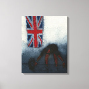 Weightlifter 2010 canvas print