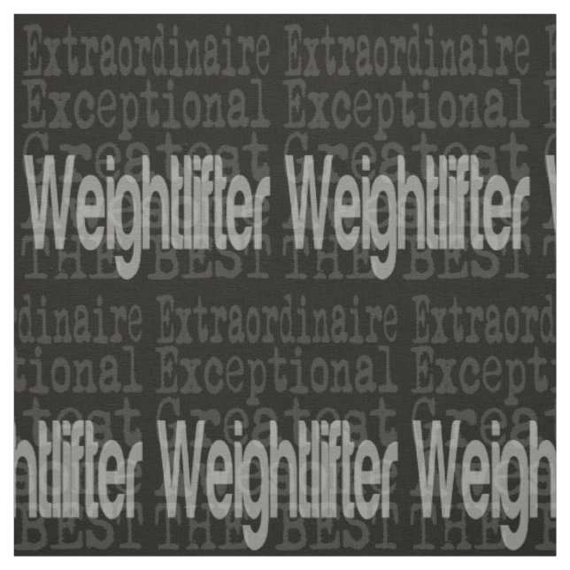Weightlifter Extraordinaire Fabric (Swatch)