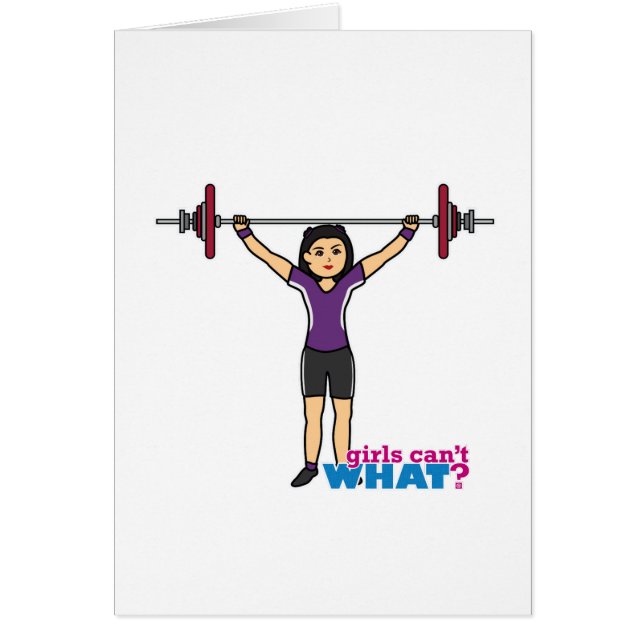 Weightlifter Girl - Medium (Front)