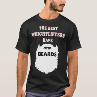 Weightlifter Powerlifting Gym Fitness Beards Men F T-Shirt