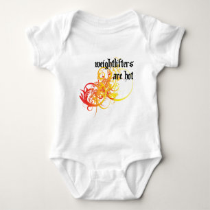 Weightlifters Are Hot Baby Bodysuit