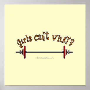 Weightlifting - Barbell Poster