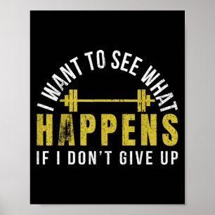 Weightlifting Bodybuilder Muscle Barbell Exercise  Poster
