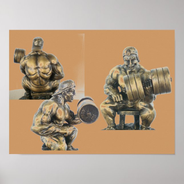 Weightlifting Bodybuilder Poster (Front)