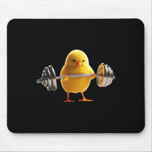 Weightlifting Chick Gym Bodybuilding Workout Fitne Mouse Pad