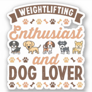 Weightlifting Enthusiast and Dog Lover Gift
