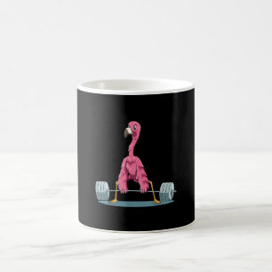 Weightlifting Flamingo Deadlifting Flamingo Coffee Mug