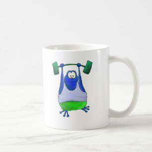 Weightlifting Frog Coffee Mug