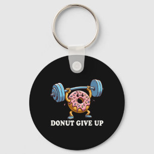 Weightlifting - Funny Fitness Workout Gym Doughnut Key Ring