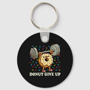 Weightlifting - Funny Fitness Workout Gym Doughnut Key Ring