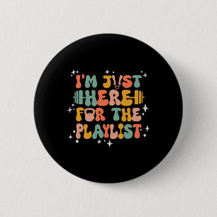 Weightlifting Funny Gym Workout Women Exercise 6 Cm Round Badge