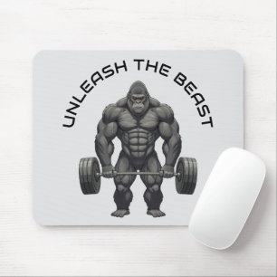 Weightlifting Gorilla Mouse Pad