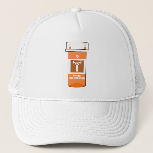 Weightlifting Is My Drug Trucker Hat (Front)