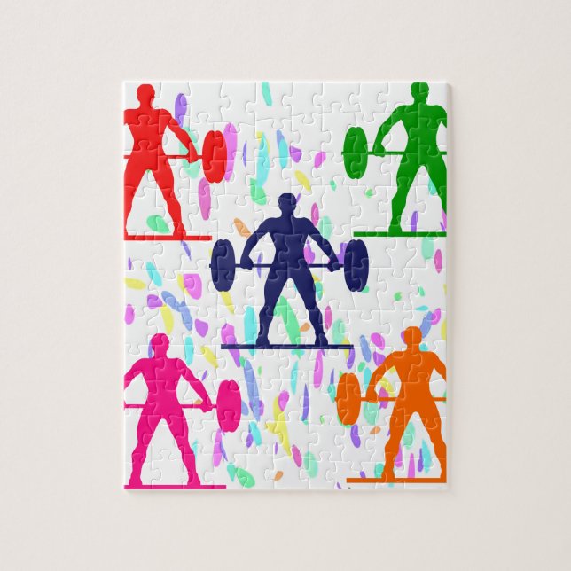 WEIGHTLIFTING JIGSAW PUZZLE (Vertical)