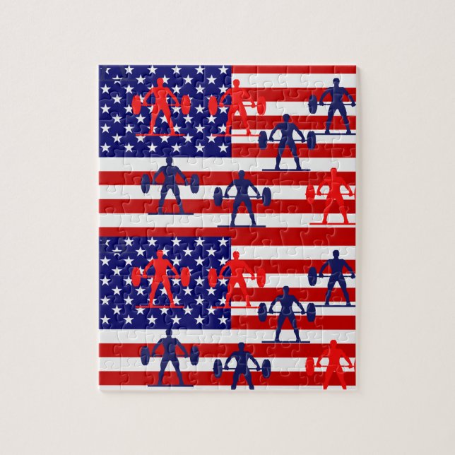 WEIGHTLIFTING JIGSAW PUZZLE (Vertical)
