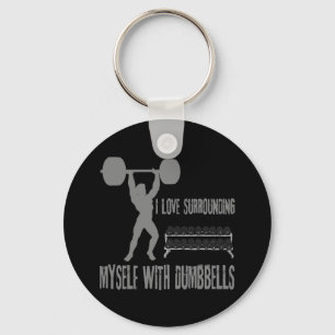 WEIGHTLIFTING KEY RING